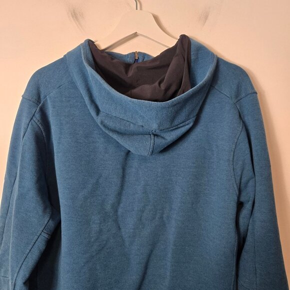 Lululemon Men's Size XL City Sweat Full-Zip Hoodie Sweatshirt Poseidon Blue - Picture 6 of 9